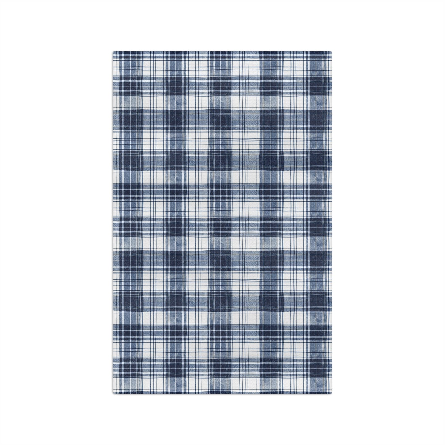 Microfiber Tea Towel: Denim Plaid